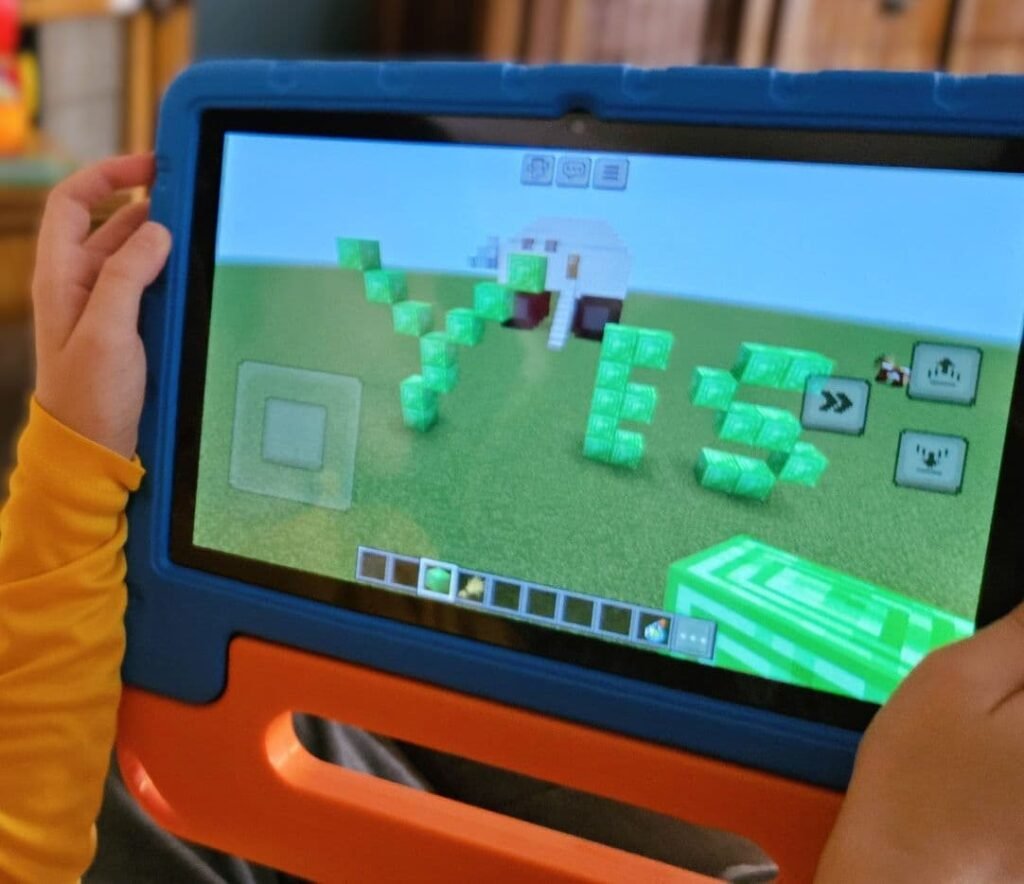 Text Written in Minecraft