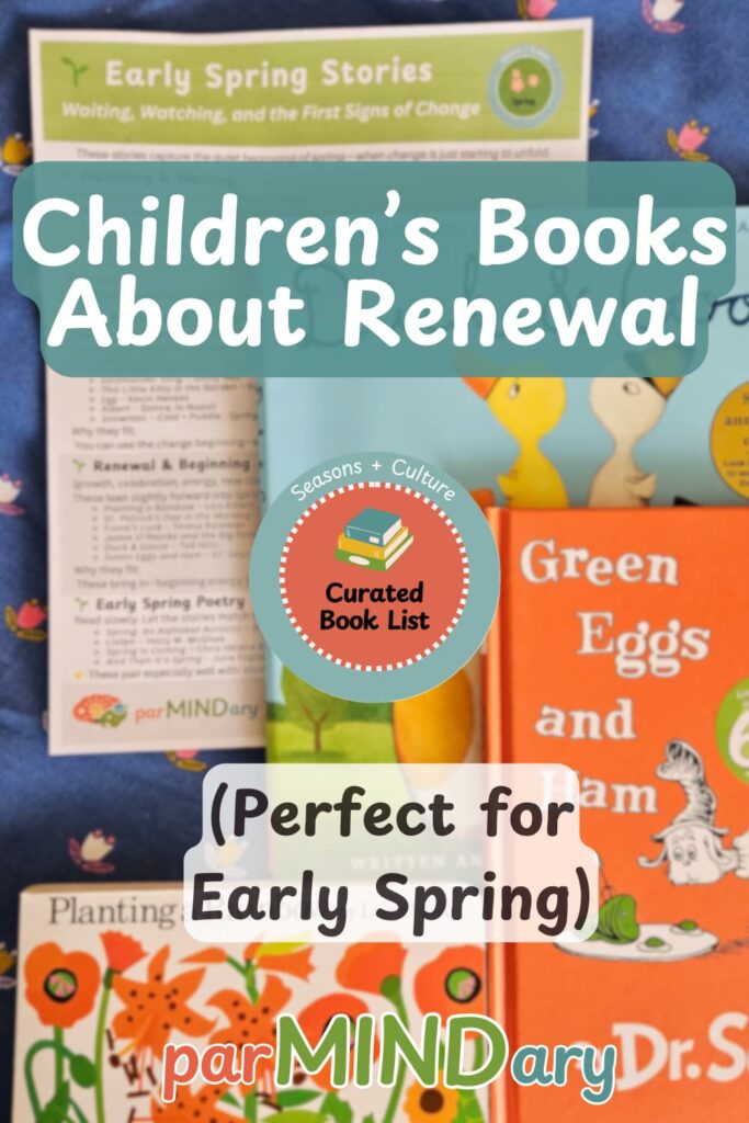 Children's Books about Renewal in Springtime Pin