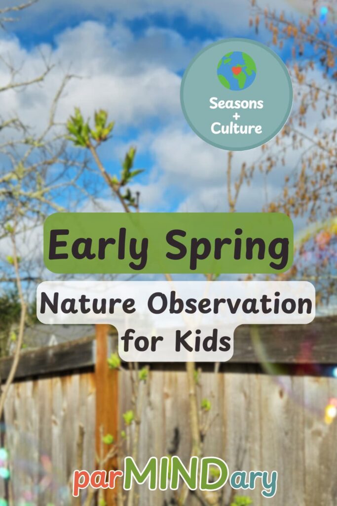 Early Spring Nature Observation Pin