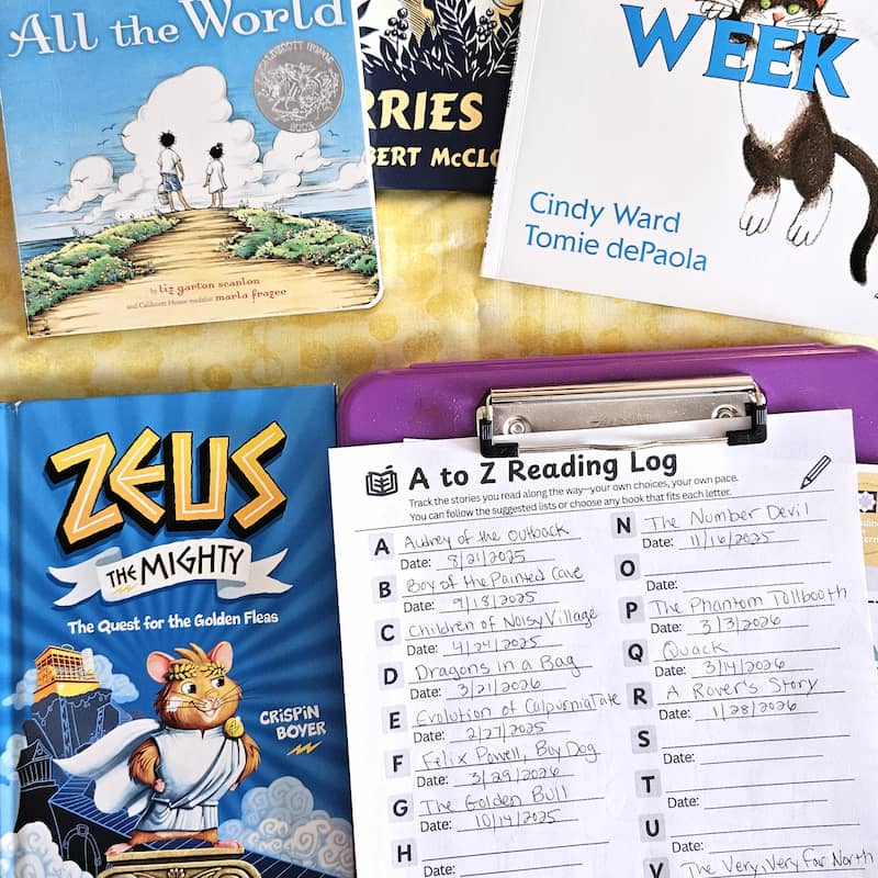 A to Z Reading Challenge Log
