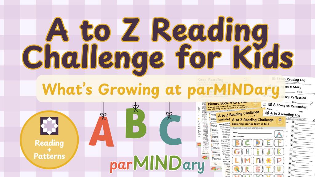 A to Z Reading Challenge for Kids Announcment