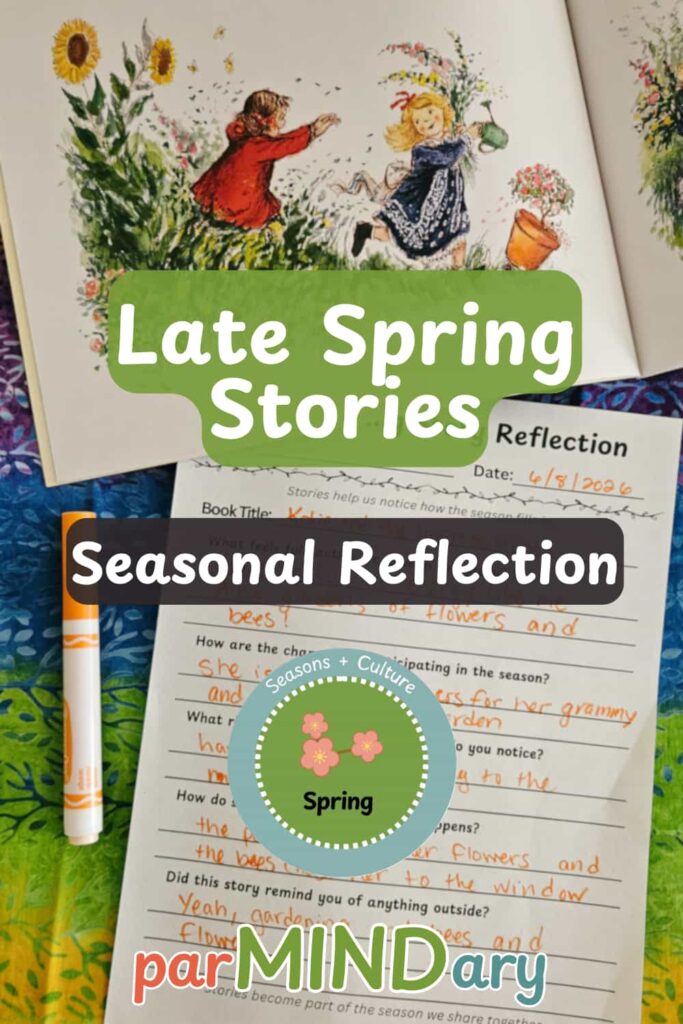 Late Spring Stories Seasonal Reflection Pin