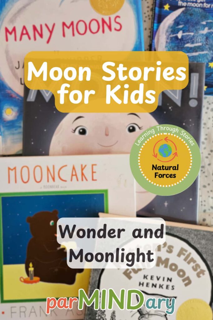 Moon Stories for Kids Wonder and Moonlight Pin