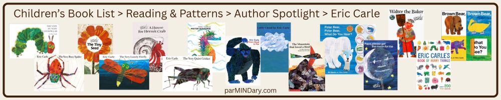 Children's Book List Author Spotlight Eric Carle Banner