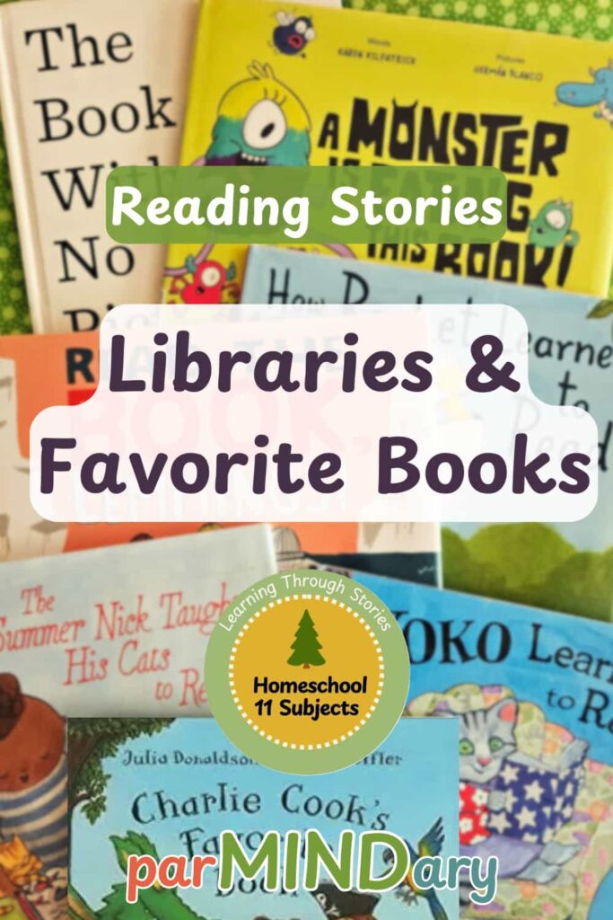 Reading Stories Libraries and Favorite Books Pin