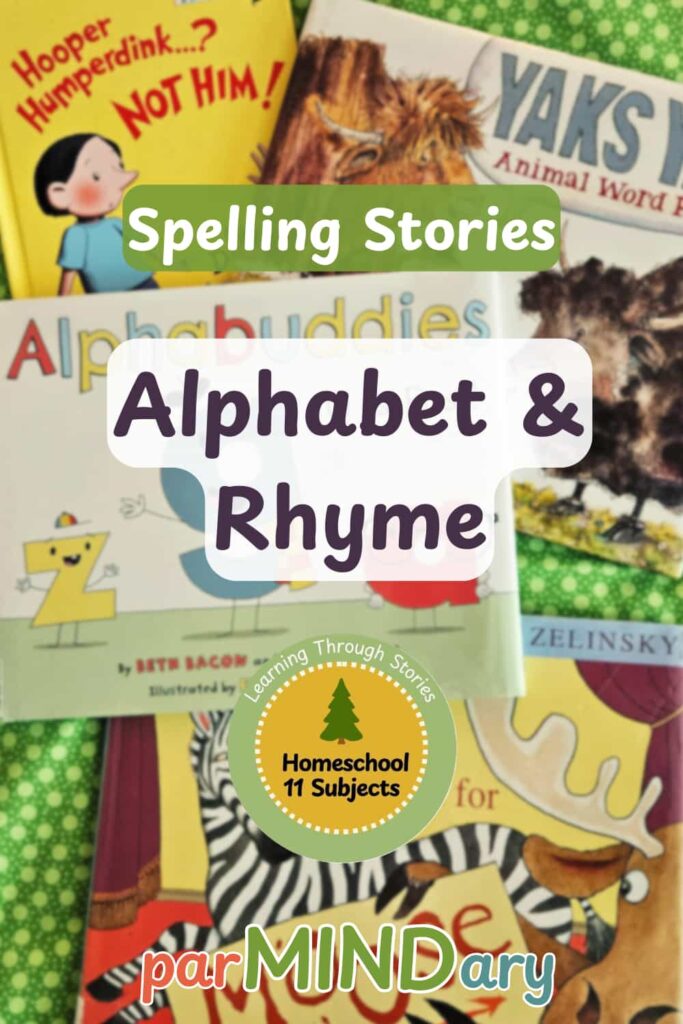 Spelling Stories Alphabet and Rhyme Pin