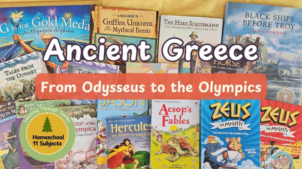 Ancient Greece Stories for Children From Odysseus to the Olympics Featured Image