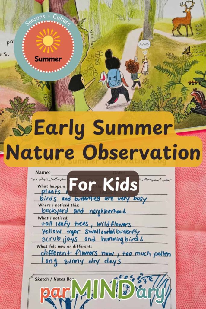 Early Summer Nature Observation for Kids
