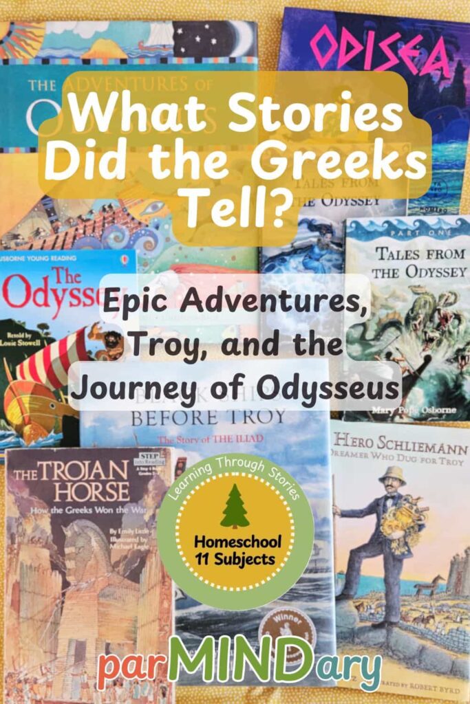 The World of Osysseus and Troy Epic Greek Stories Pin