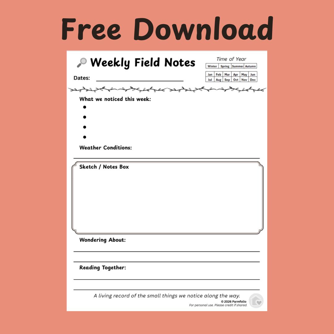 Weekly Field Notes Mockup Free Download