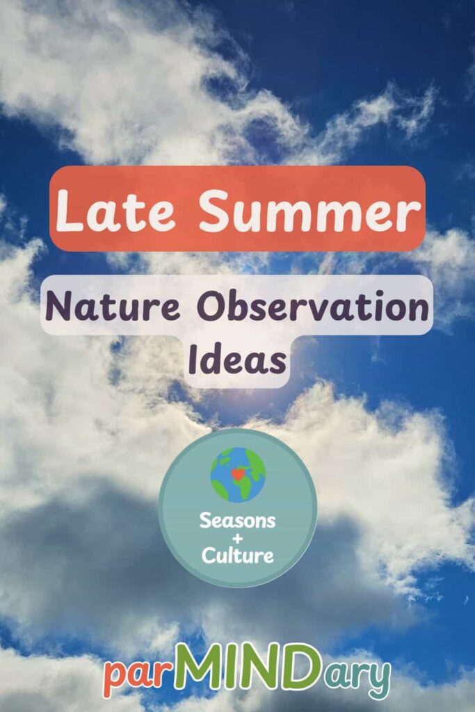 Late Summer Nature Observation Ideas Pin