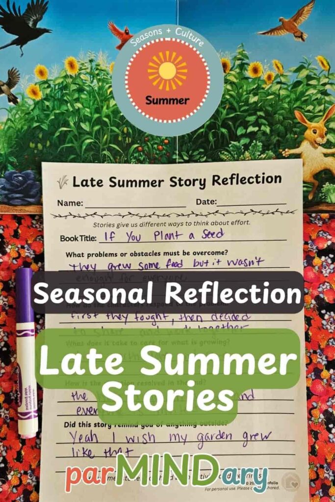 Seasonal Reflection Late Summer Stories Pin