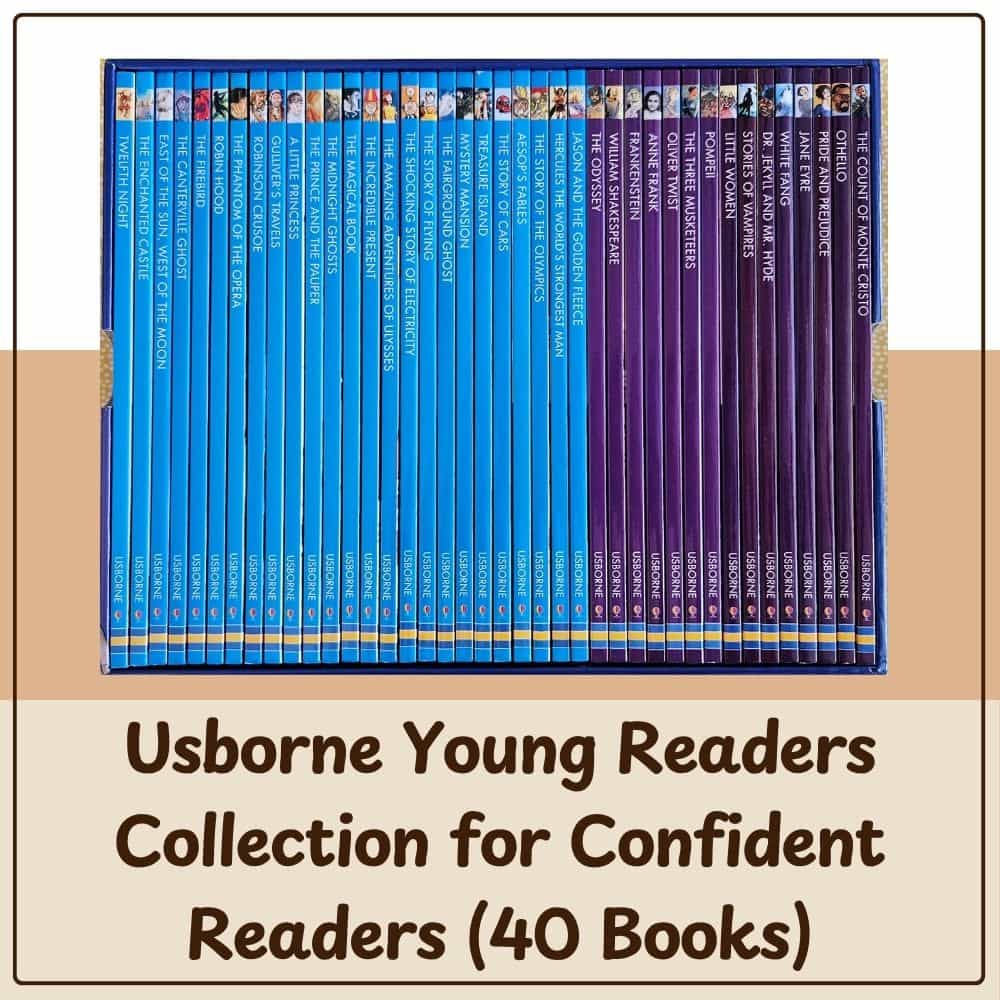 Usborne Young Readers Collection for Confident Readers 40 Books