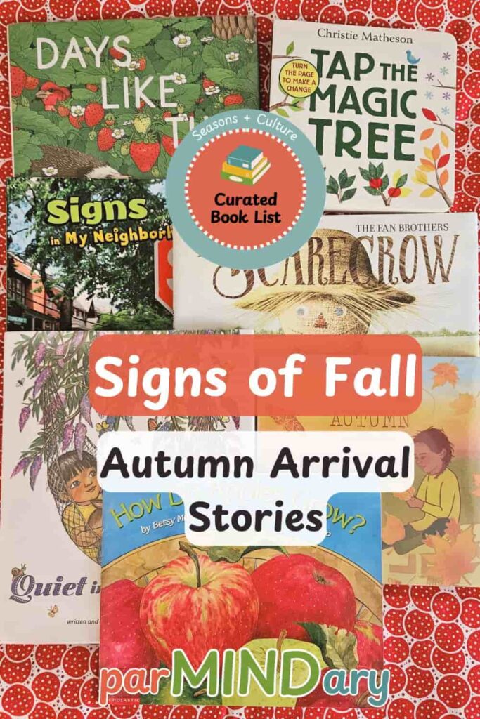 Signs of Fall Autumn Arrival Stories Pin